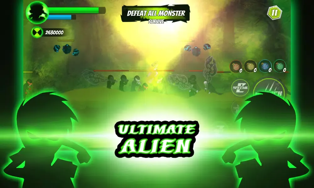 Battle beny 10x fighting of ultimate alien graymat Ekran Görüntüleri