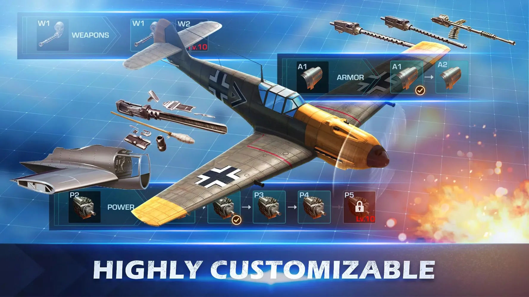 War Wings سکرین شاٹس