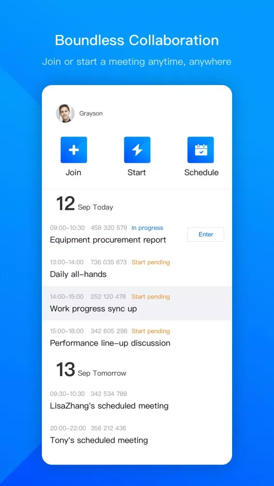 تصاویر Tencent Meeting
