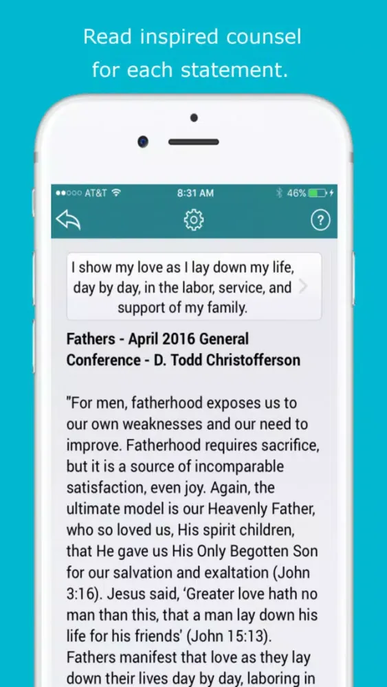 LDS Fathers Self Evaluation Tool - Lite Ekran Görüntüleri