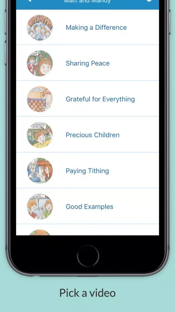 LDS Kids Videos سکرین شاٹس