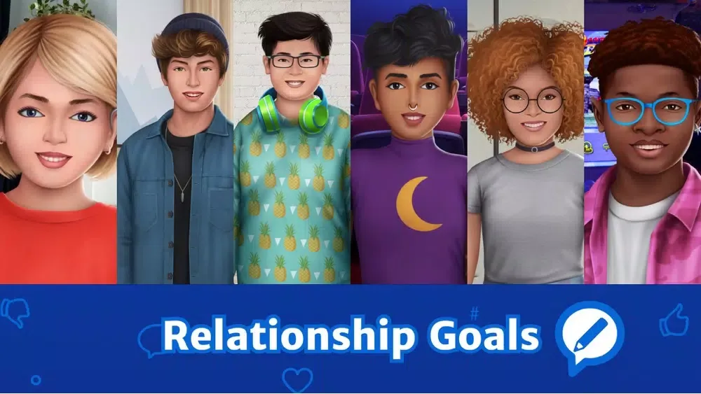 Tangkapan layar Relationship Goals