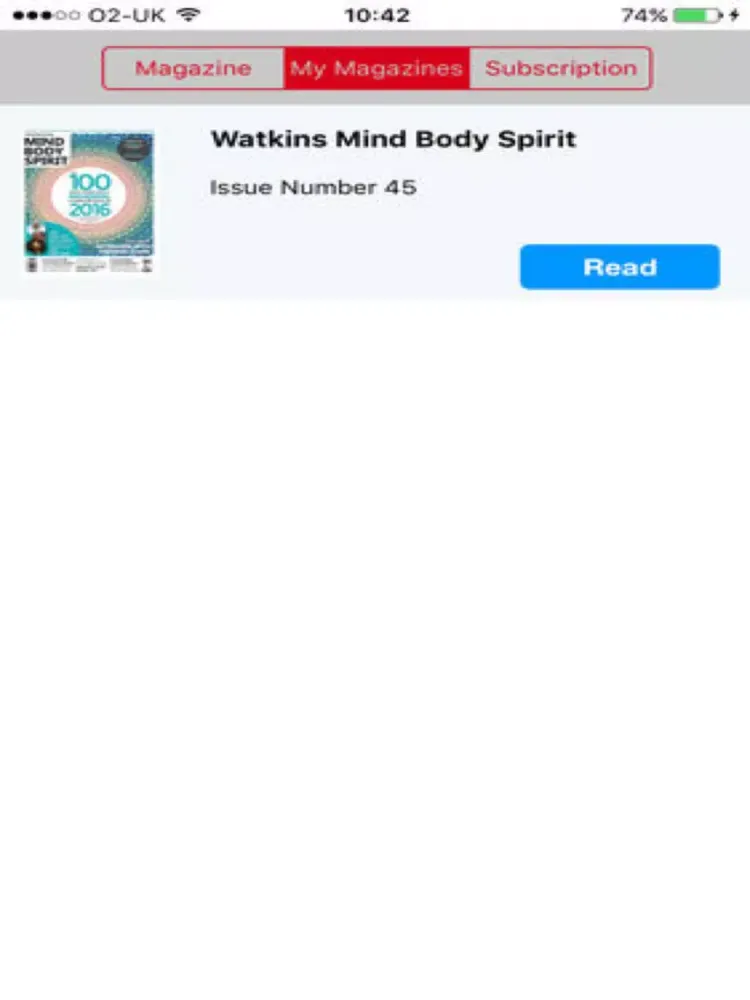 Zrzuty ekranu Watkins Mind Body Spirit iPad 