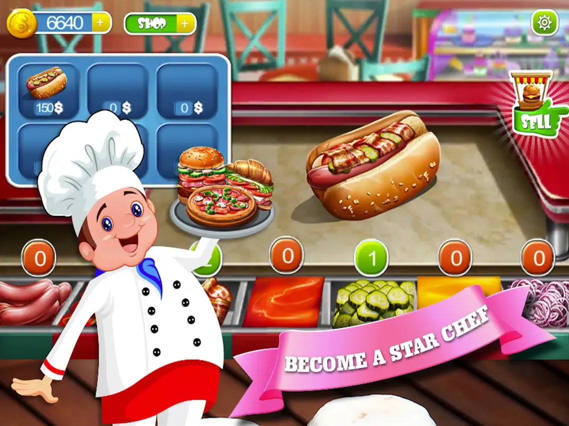 5 in 1 Cooking Game : Papa's Restaurant iPad 應用截圖