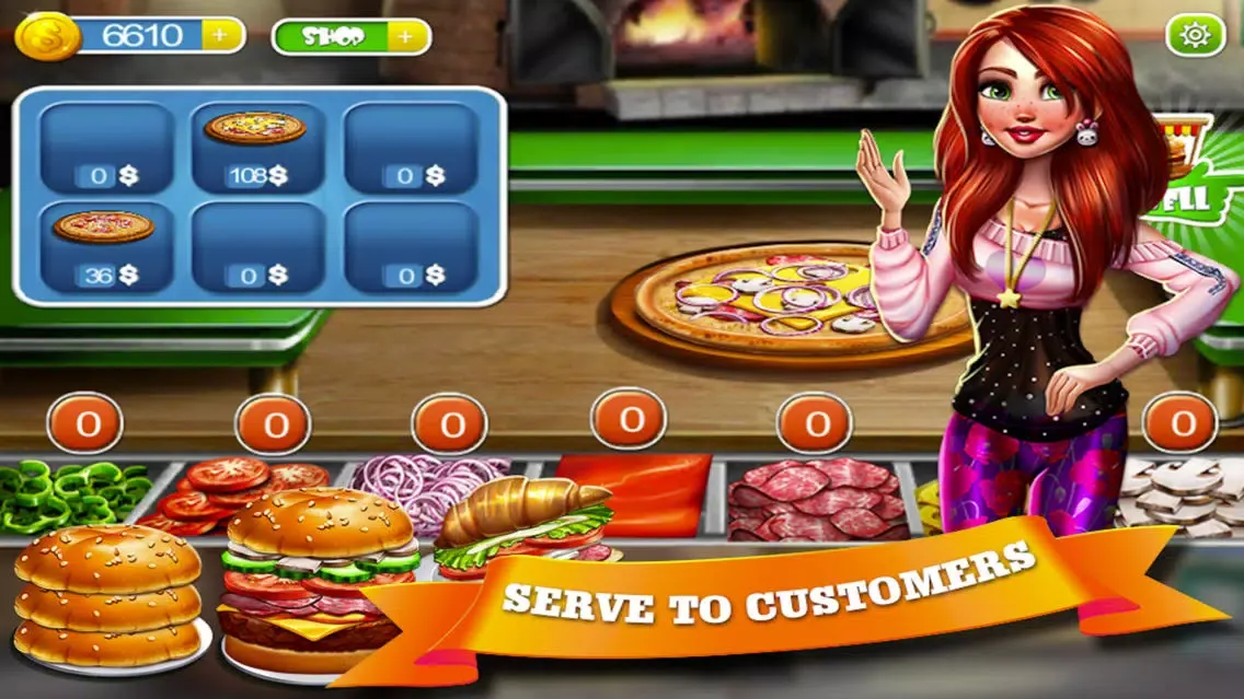 5 in 1 Cooking Game : Papa's Restaurant應用截圖