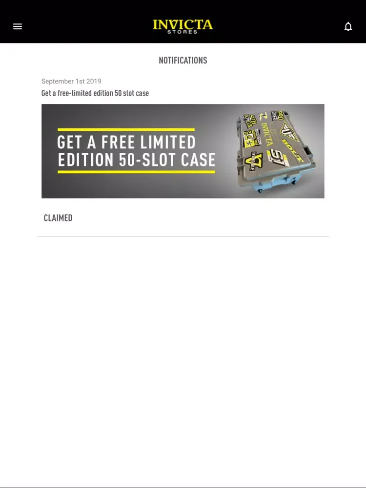 Invicta Loyalty iPad  스크린샷