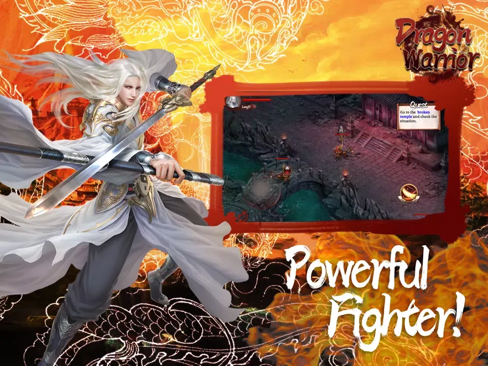 Скриншоты Dragon warrior-Hotblood action iPad 
