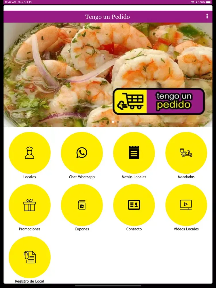 Tengo un Pedido iPad 应用截图