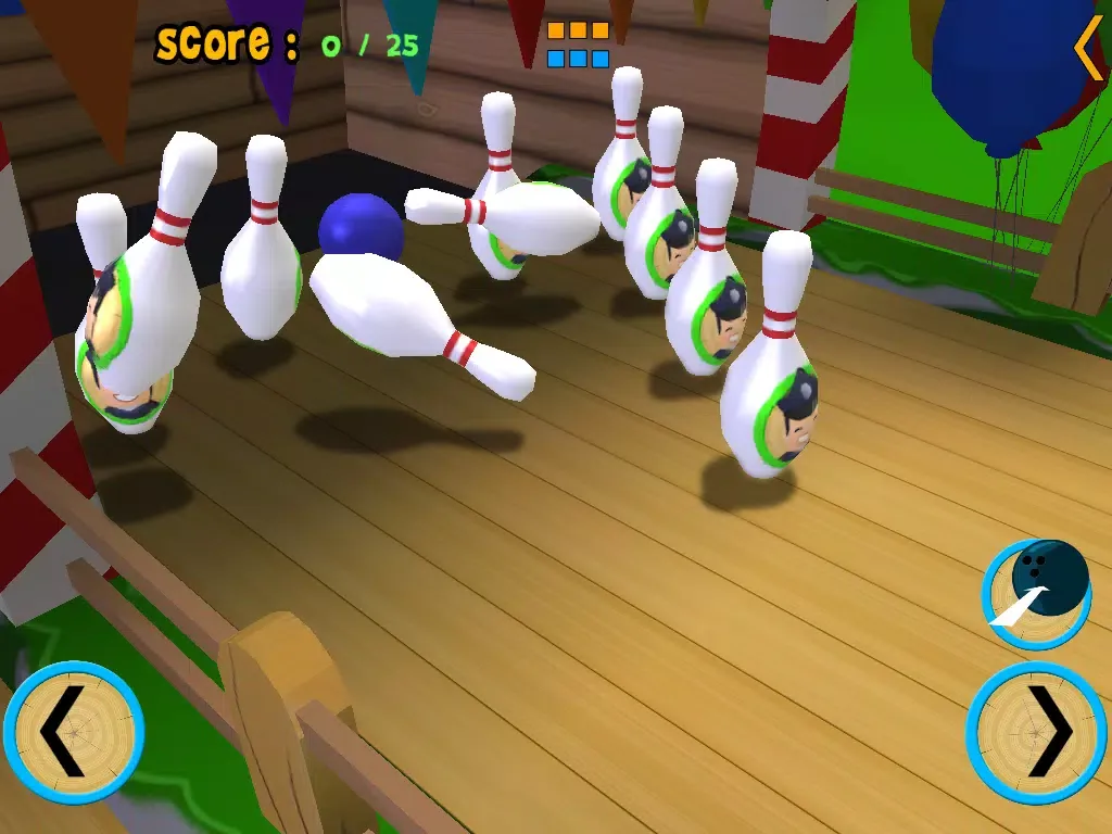 Tangkapan layar cats bowling for children - free game iPad 