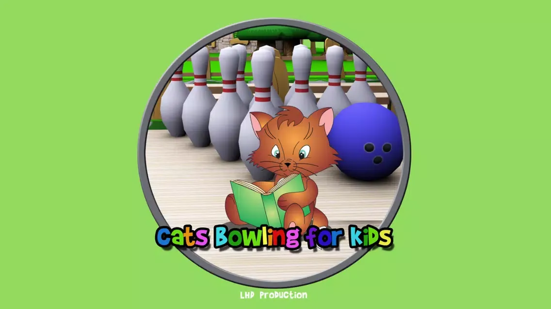 Tangkapan layar cats bowling for children - free game