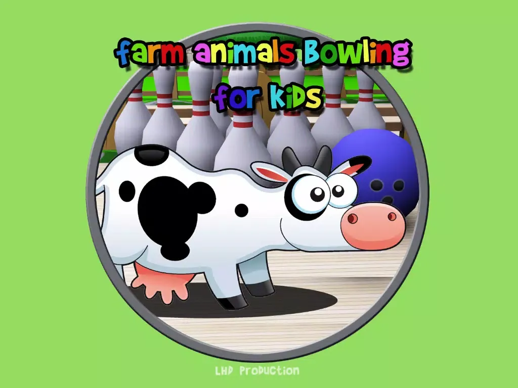 تصاویر Farm animals and bowling for children - free game iPad 