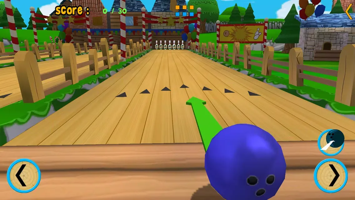 تصاویر Farm animals and bowling for children - free game