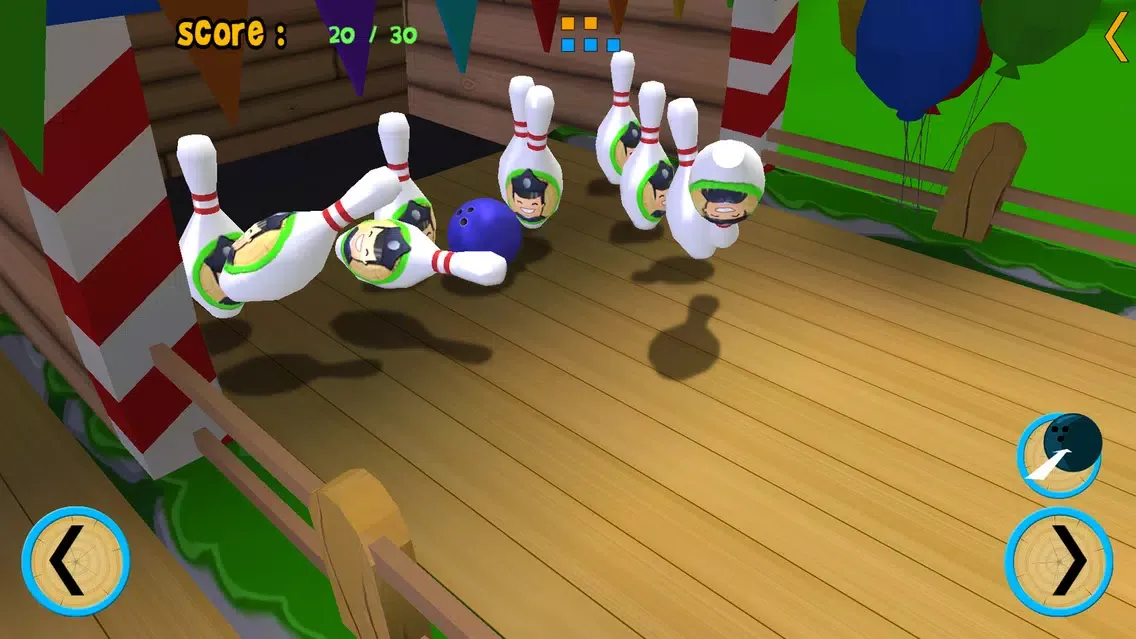 تصاویر Farm animals and bowling for children - free game