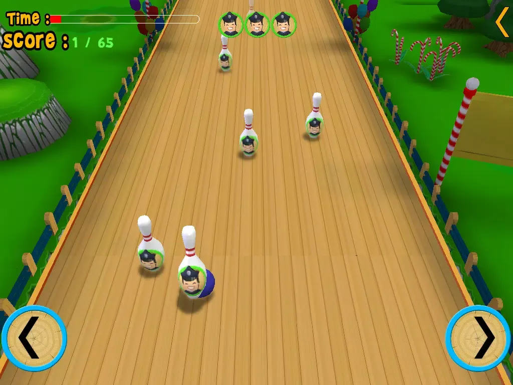 Horse bowling for kids - free game iPad 应用截图