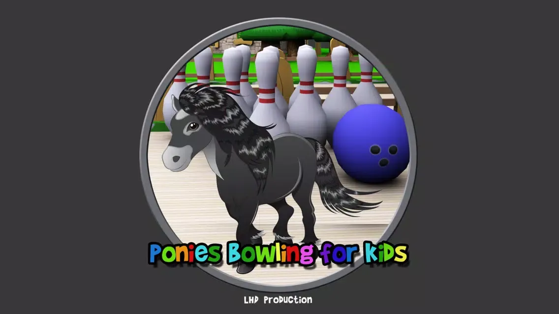 ponies and bowling for children - free game Screenshots