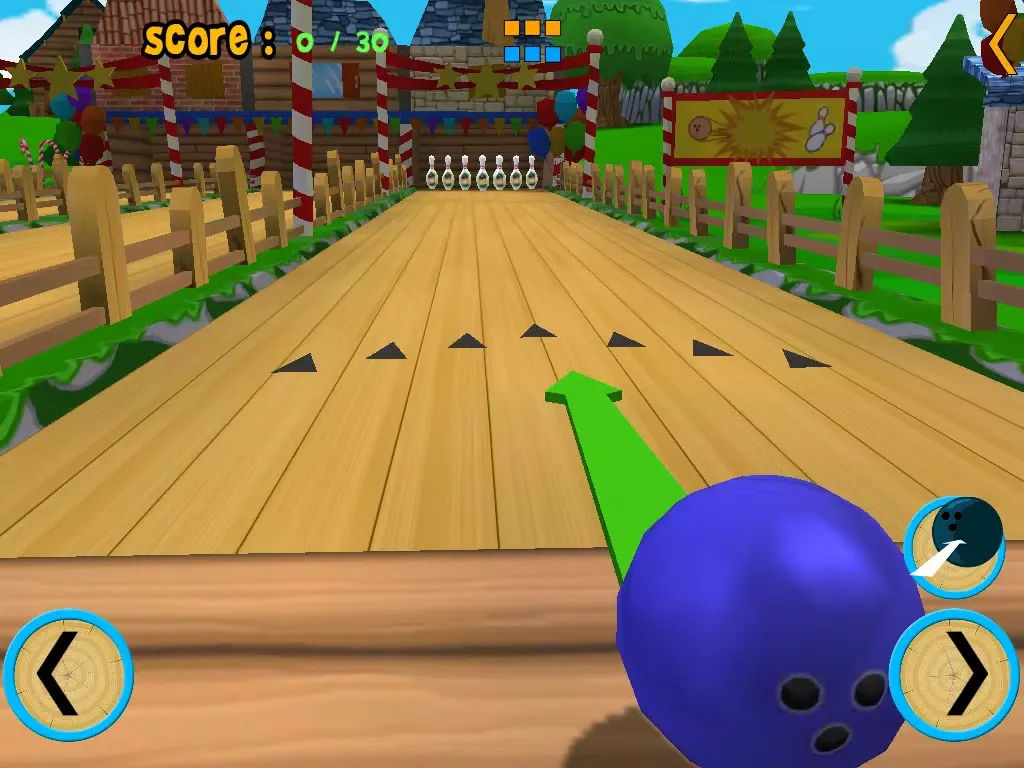 ภาพหน้าจอของ turtles bowling for kids - free game iPad 