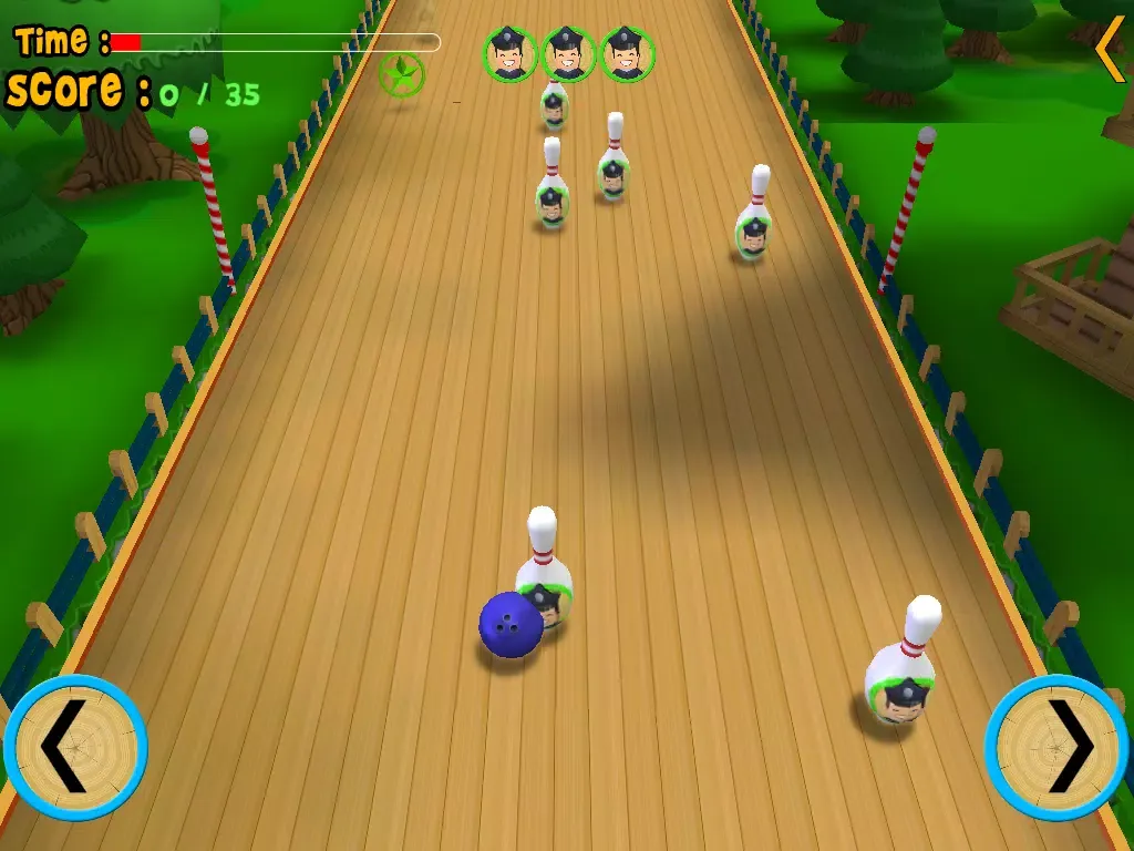 ภาพหน้าจอของ turtles bowling for kids - free game iPad 