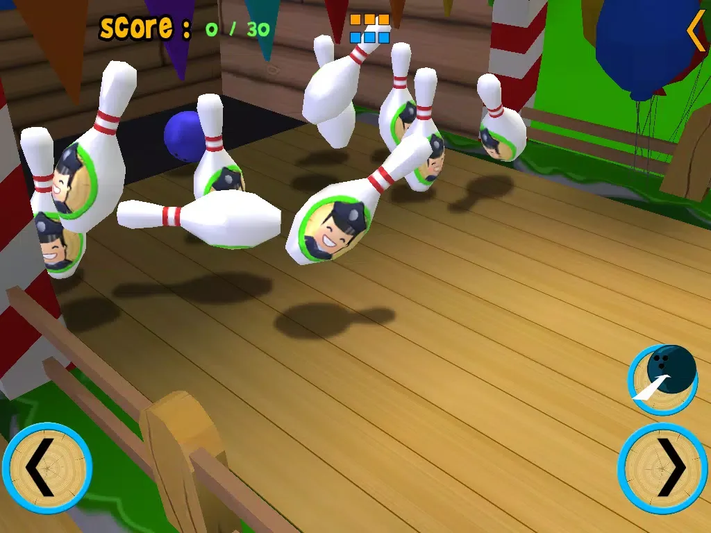 ภาพหน้าจอของ turtles bowling for kids - free game iPad 