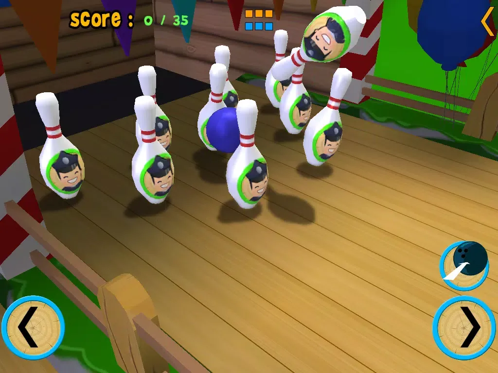wolves and bowling for children - free game iPad  Screenshots