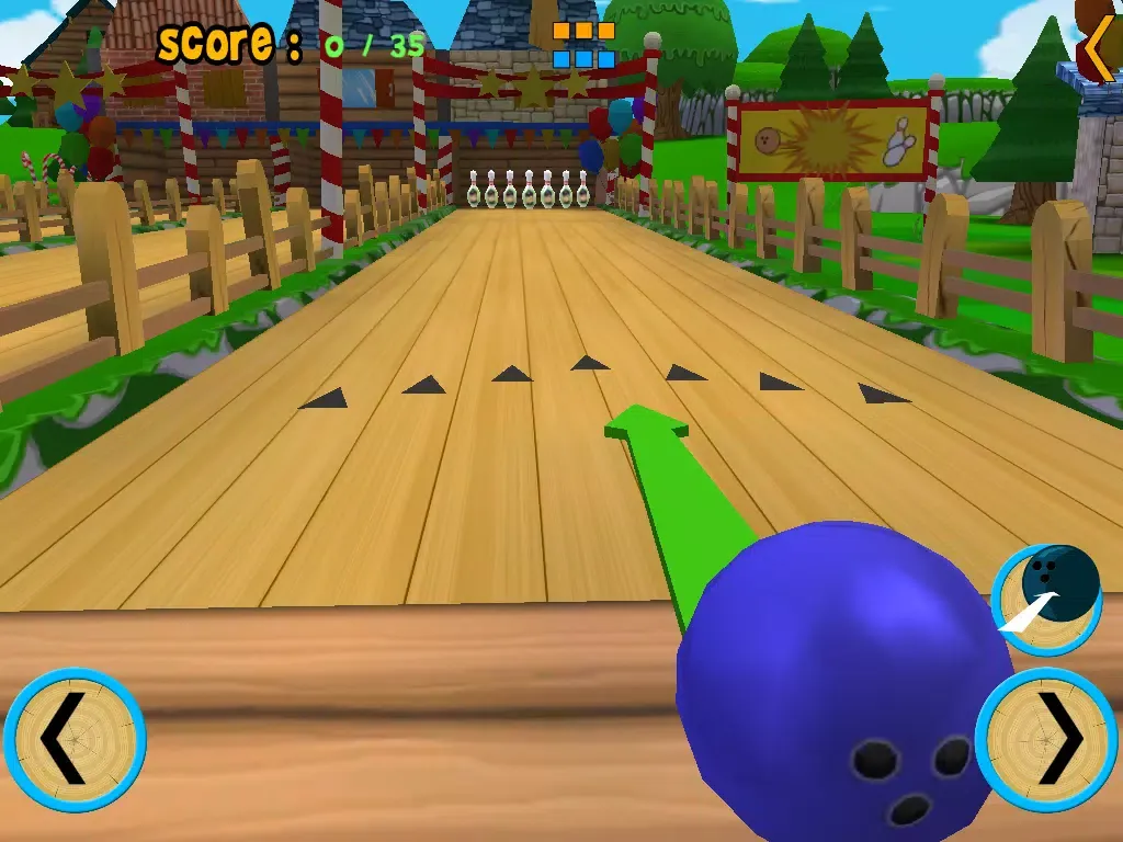 wolves and bowling for children - free game iPad  Screenshots