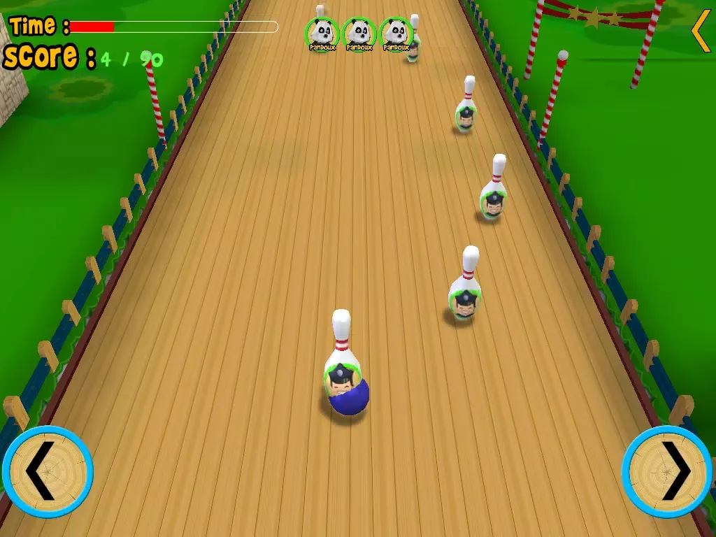 wolves and bowling for children - free game iPad  Screenshots