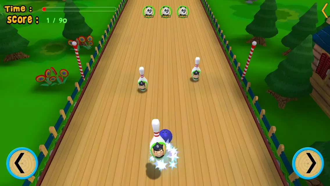 wolves and bowling for children - free game Screenshots