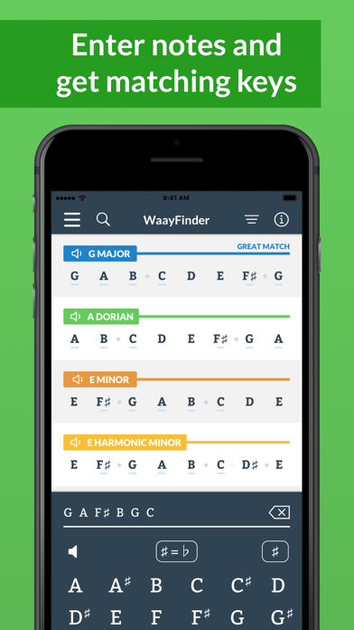 تصاویر WaayFinder: Music Key Finder