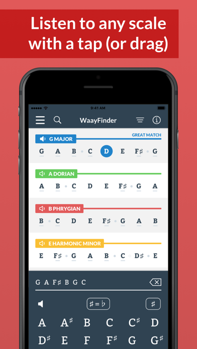 تصاویر WaayFinder: Music Key Finder