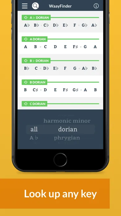 Tangkapan skrin WaayFinder: Music Key Finder