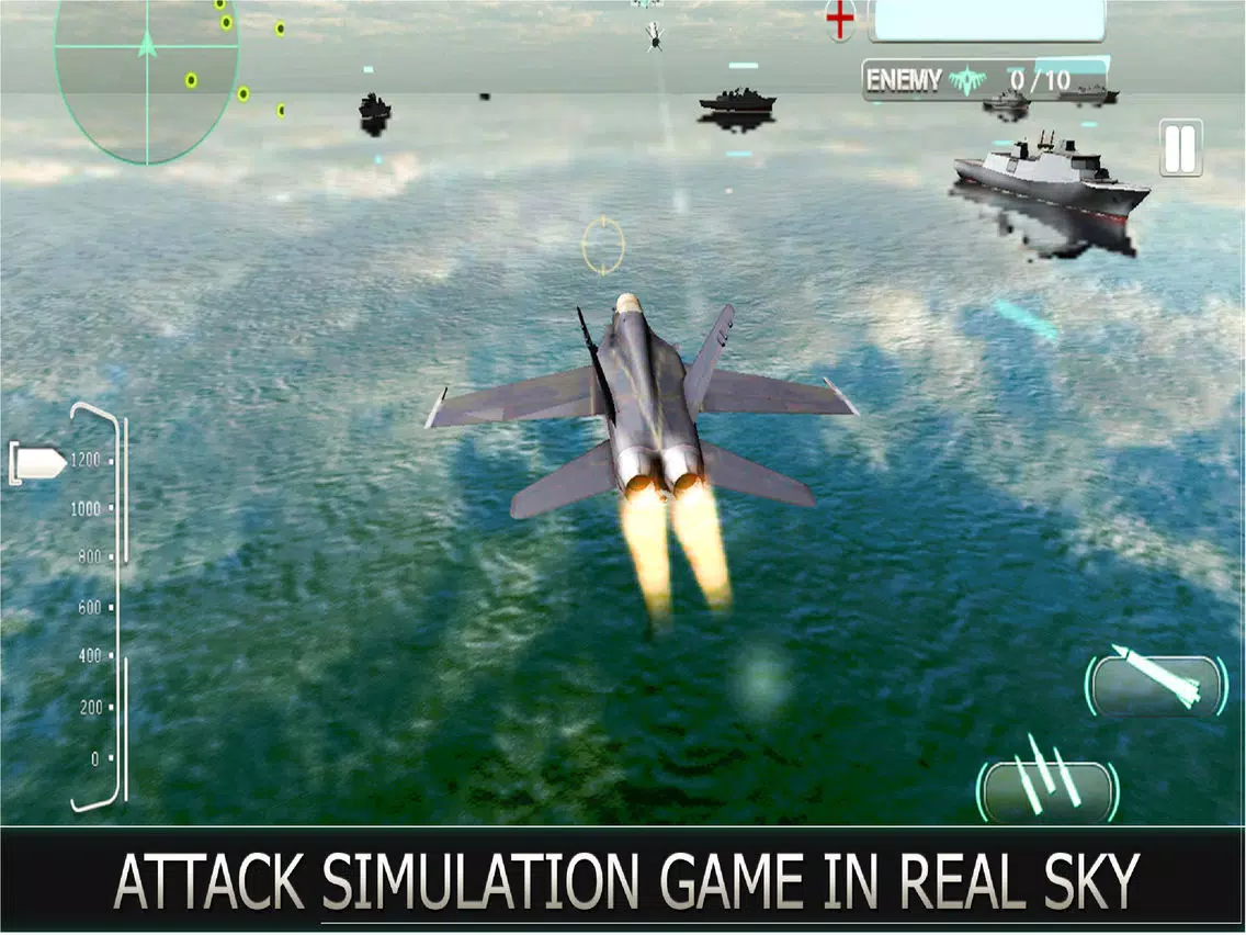 Tangkapan layar Air Force Jet Fighter 3D iPad 