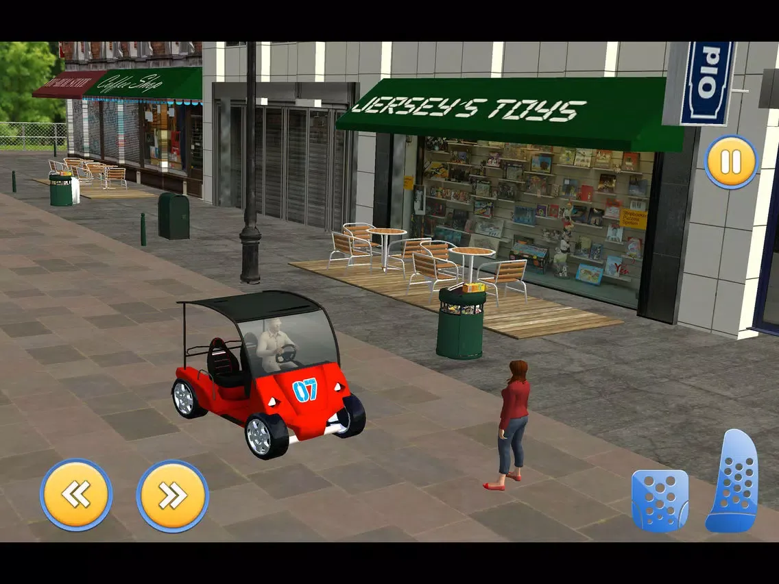 Food Street Smart Car Driving iPad  Screenshots