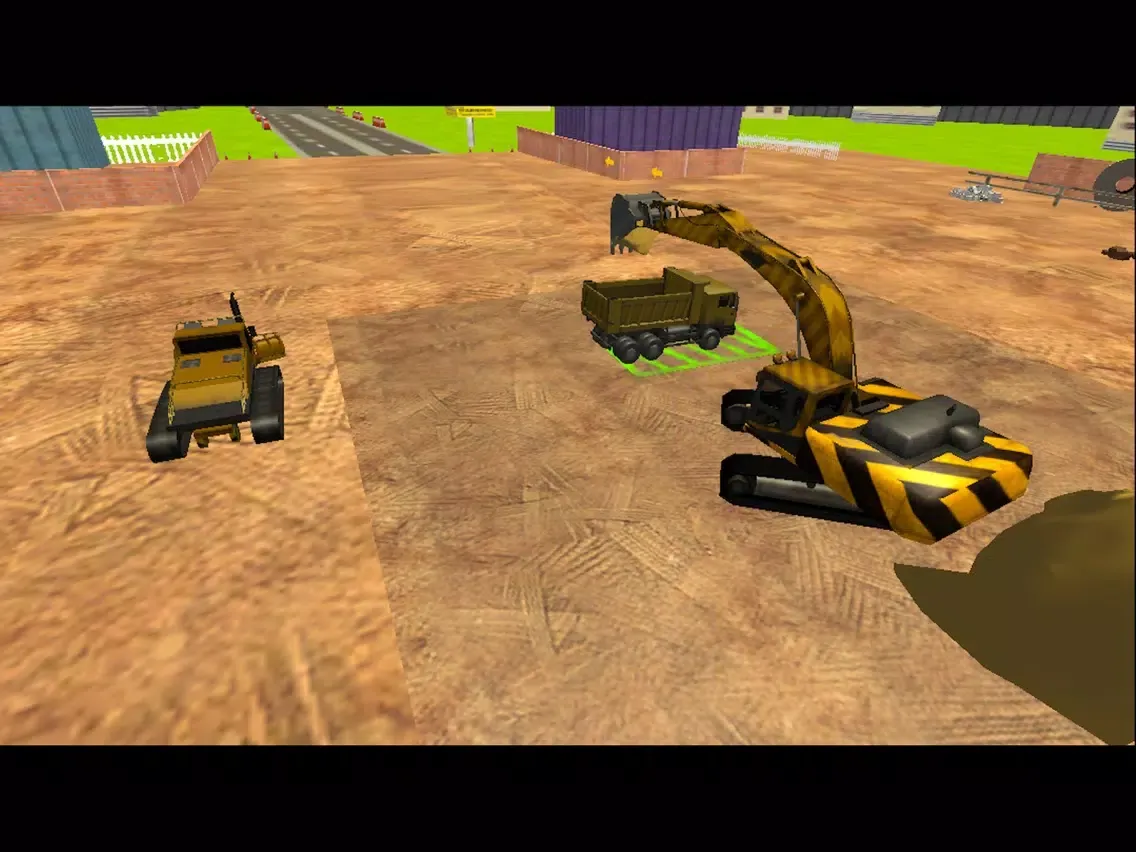 Capturas de pantalla de Heavy Excavator Crane Sim 3D iPad 
