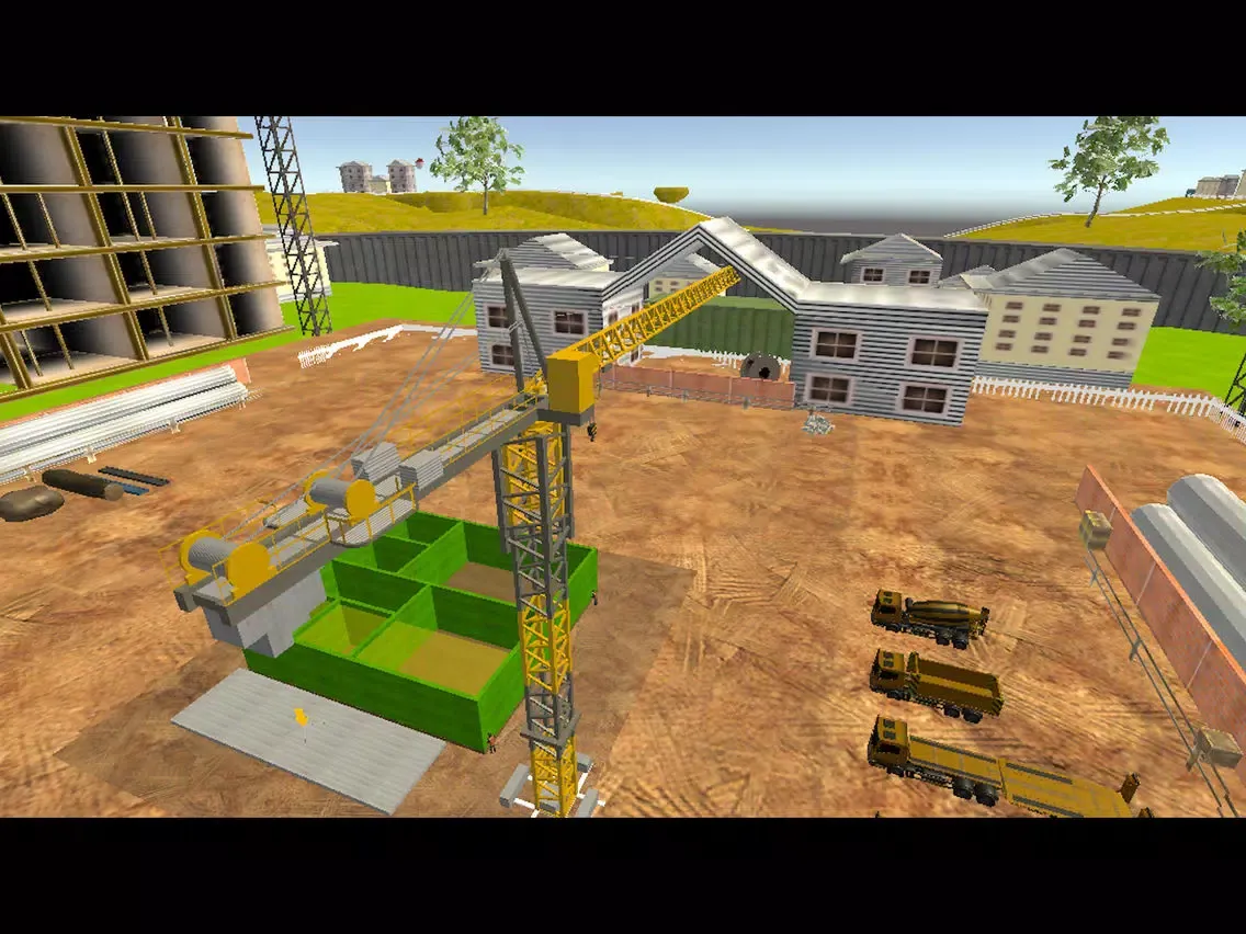 Capturas de pantalla de Heavy Excavator Crane Sim 3D iPad 