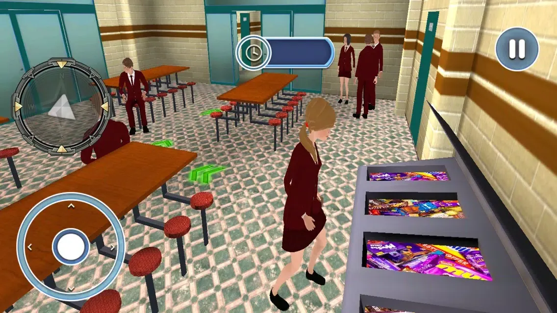 Zrzuty ekranu US High School Girl Story