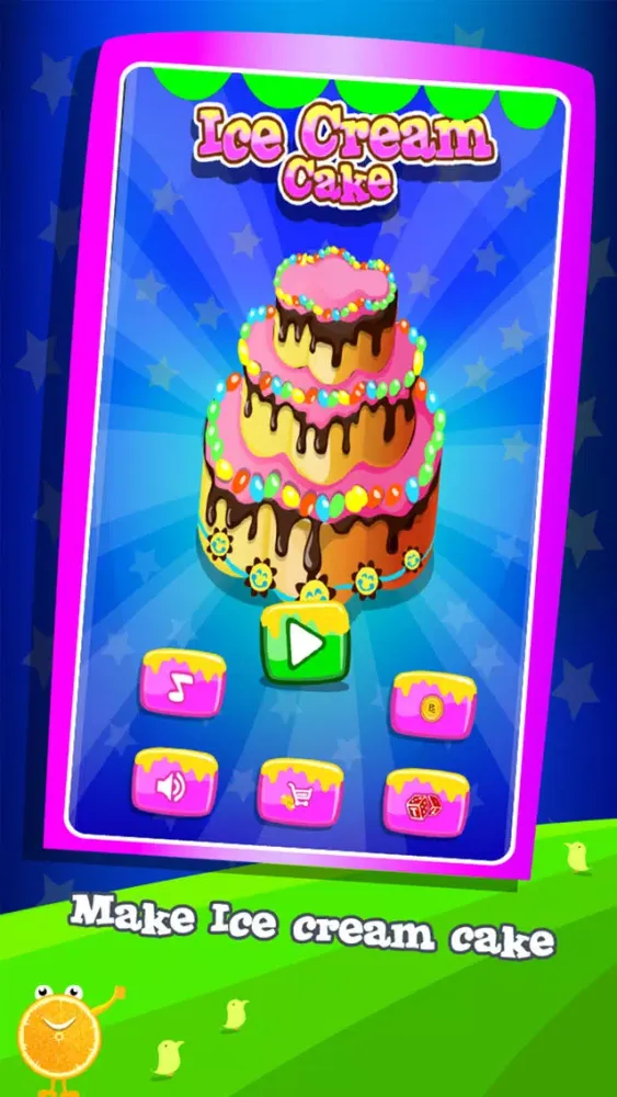 Tangkapan skrin Ice Cream Cake Maker - Make Special Love & Birthday Cakes