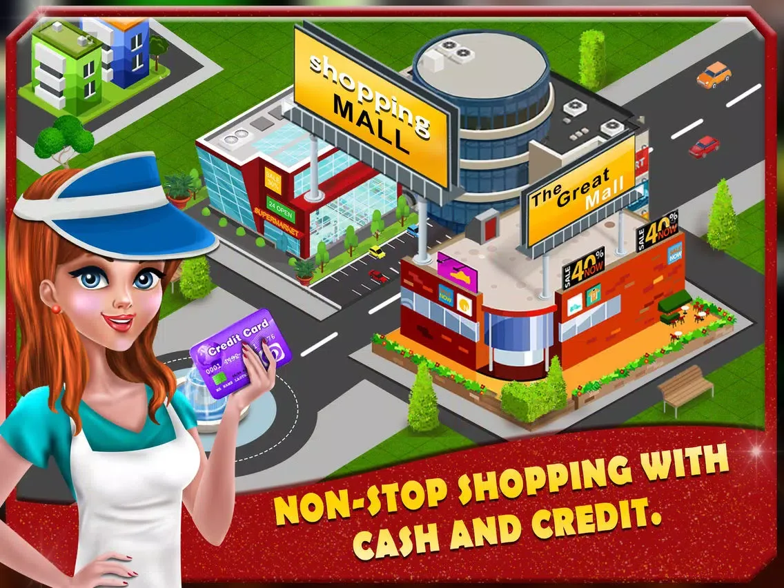 Screenshot di Shopping Mall Cashier Girl iPad 
