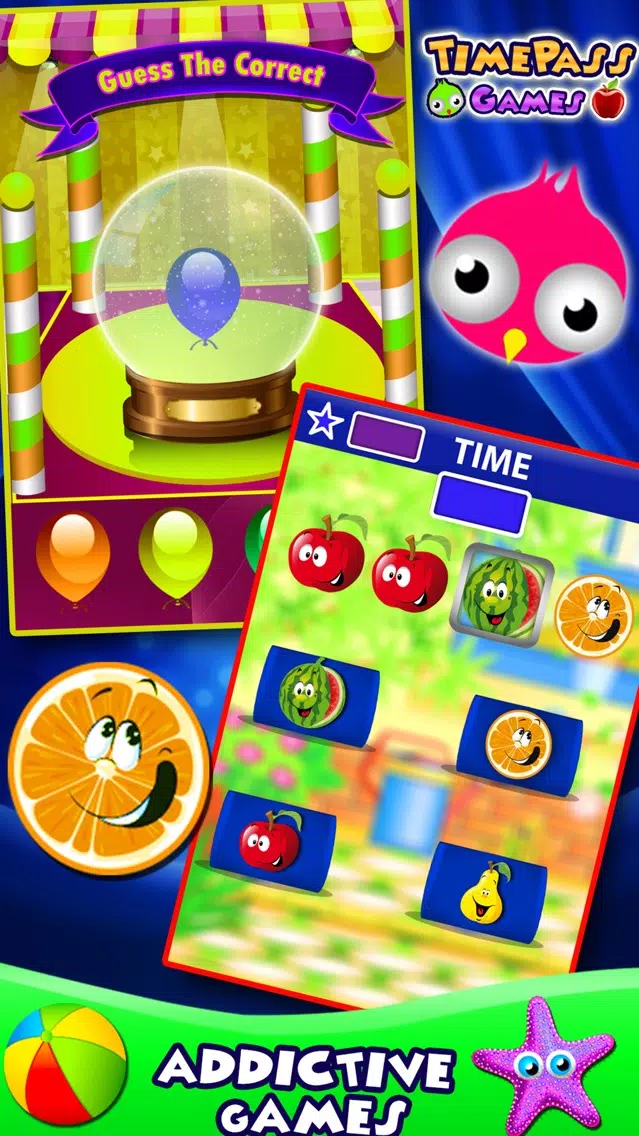 Kids Time Pass Mini Games स्क्रीनशॉट