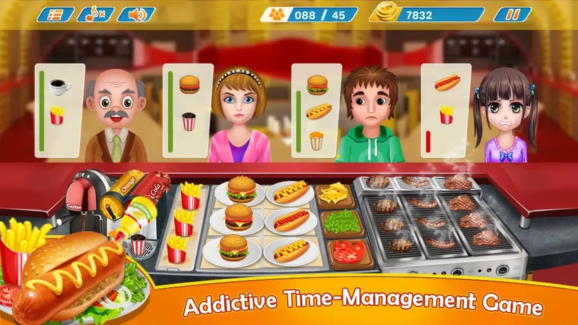 Capturas de pantalla de Kitchen Fever Burger Shop
