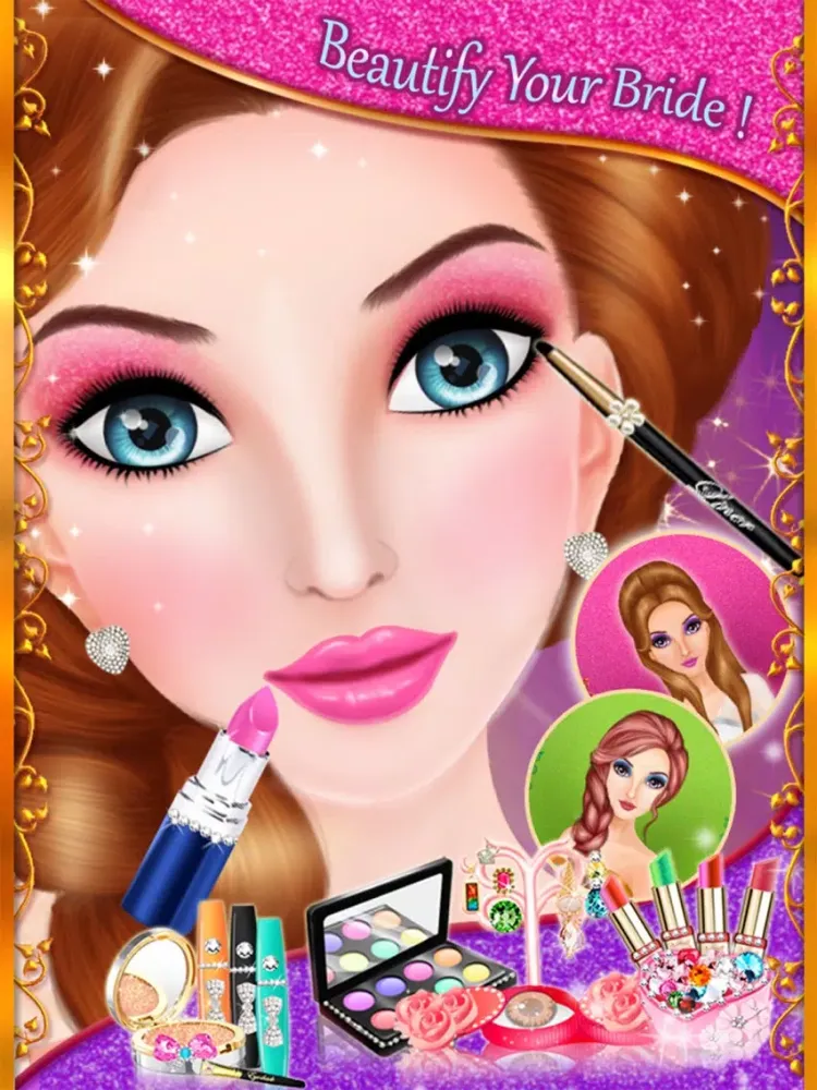 My Dream Wedding Day - Girls Makeup, Makeover & Dressup Salon iPad  스크린샷