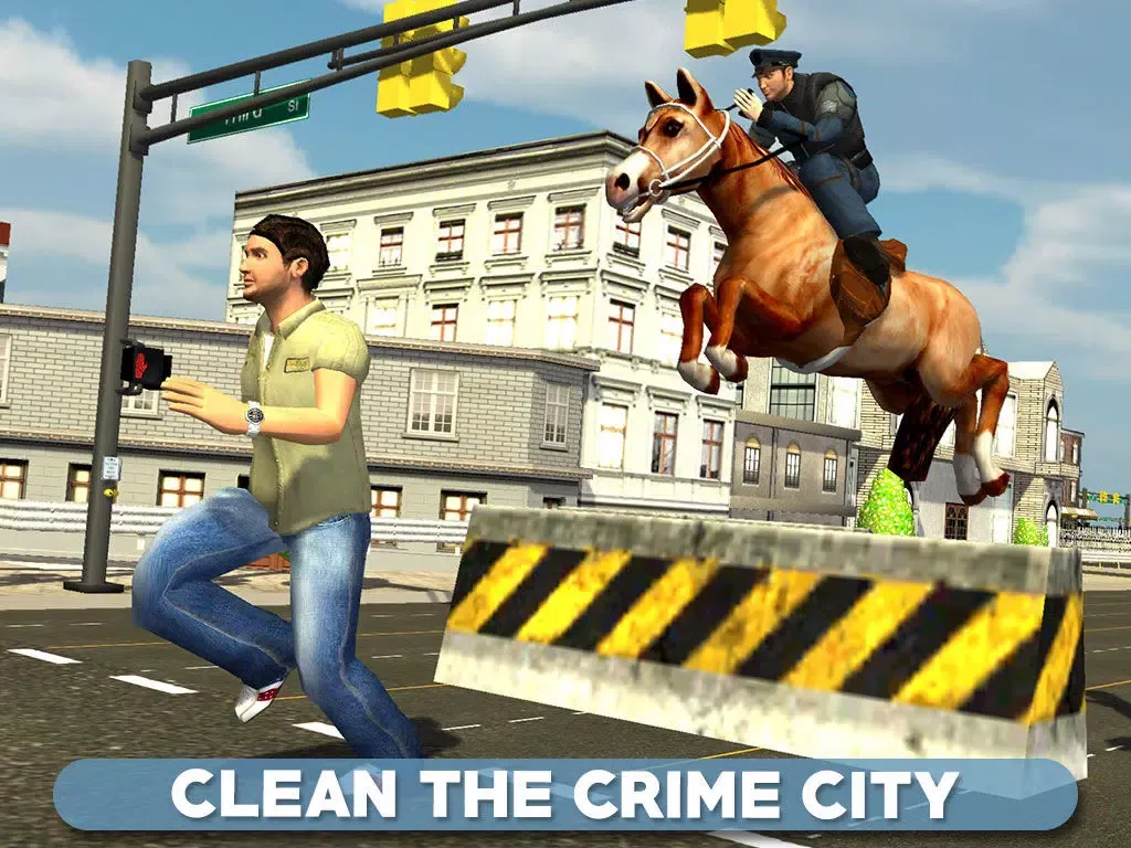Police Horse Chase 3D - Sheriff Arrest the Thief & Robbers to Control the Town Crime Rate iPad  Screenshots