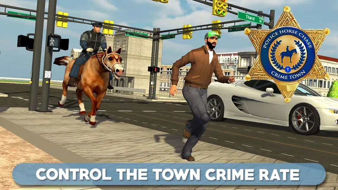 Police Horse Chase 3D - Sheriff Arrest the Thief & Robbers to Control the Town Crime Rate Screenshots