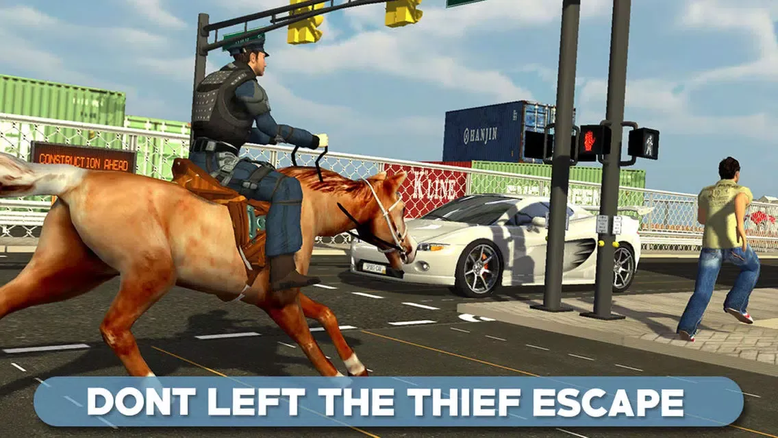 Police Horse Chase 3D - Sheriff Arrest the Thief & Robbers to Control the Town Crime Rate Screenshots