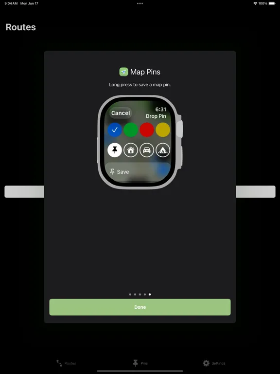 Tangkapan layar Mappa - Watch Maps iPad 
