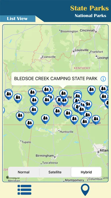 Capturas de pantalla de Tennessee-State &National Park