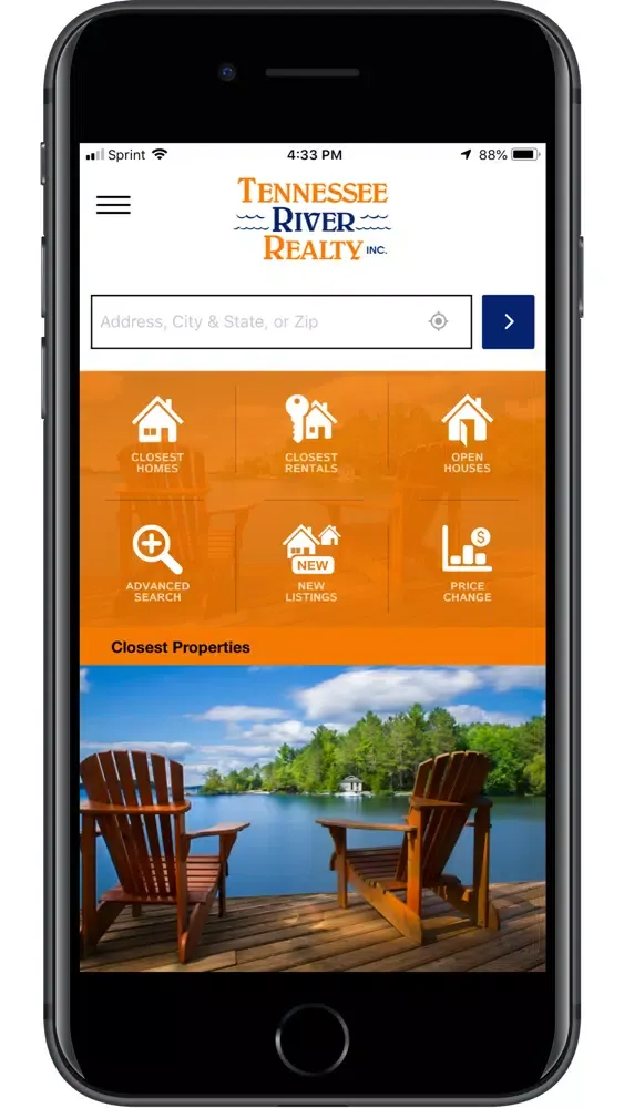 Captures d'écran de Tennessee River Realty Mobile