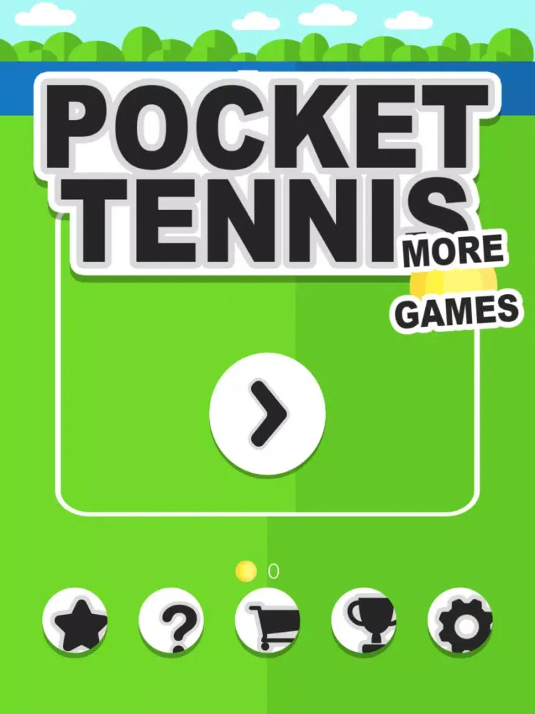 Pocket Tennis Match iPad  Screenshots