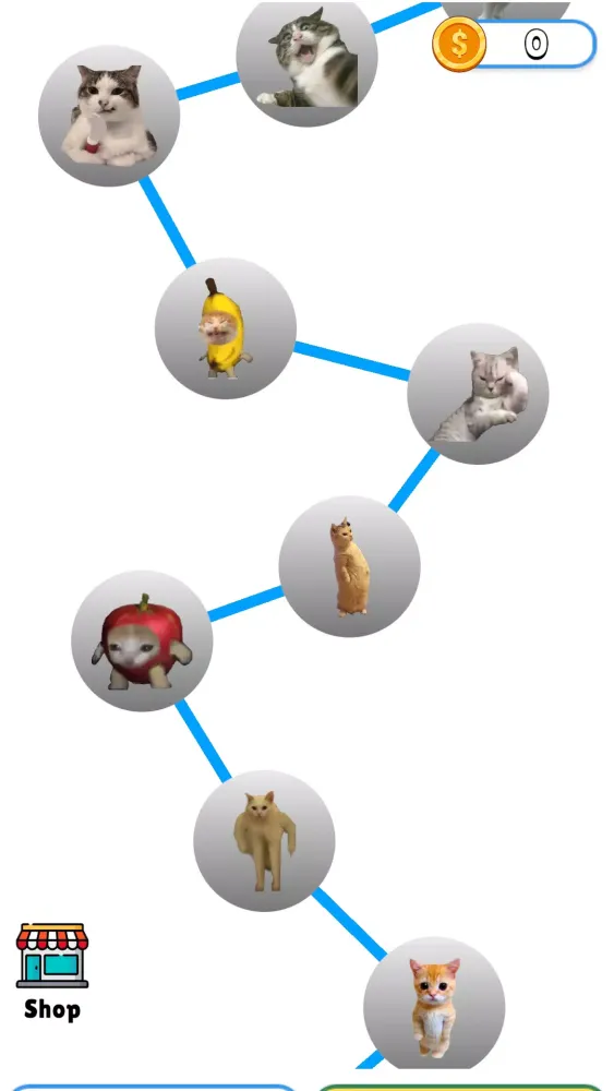 Cat Tennis: Battle Meme Screenshots