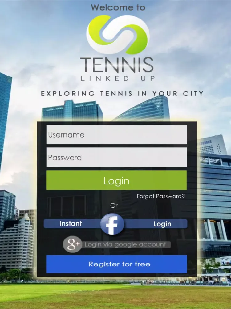 MyTennisCity iPad 應用截圖