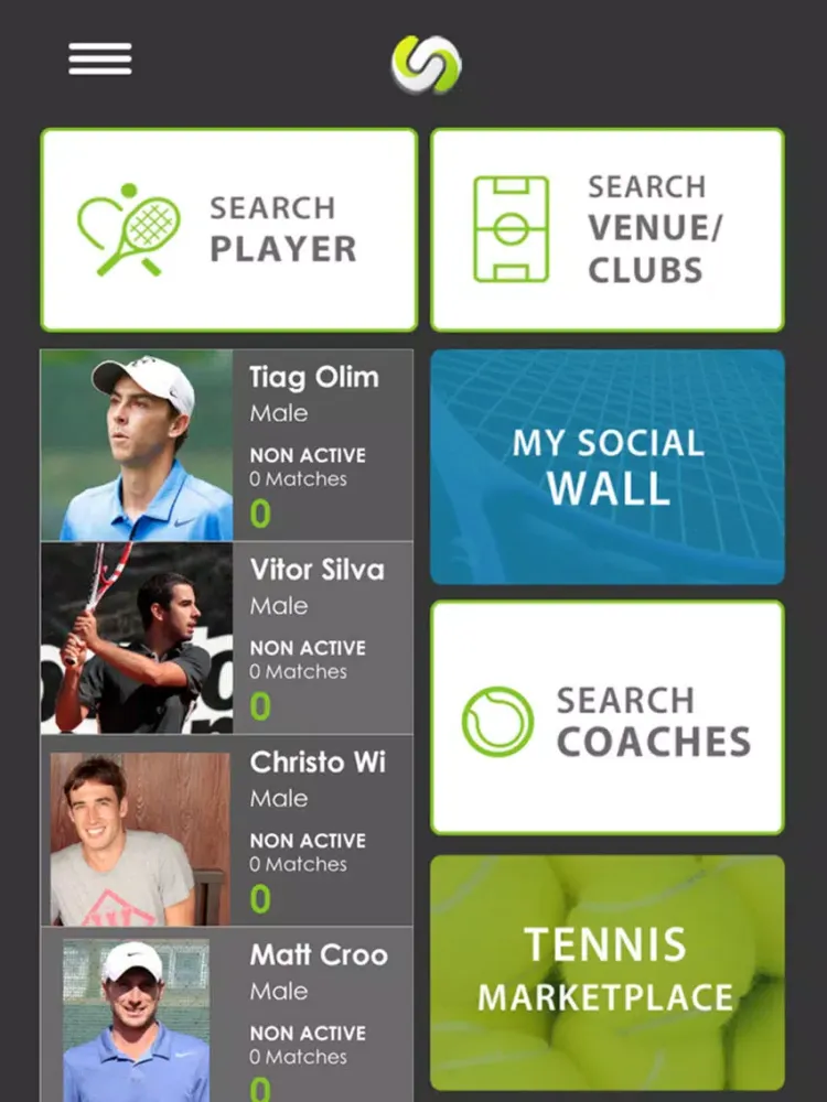 MyTennisCity iPad 應用截圖