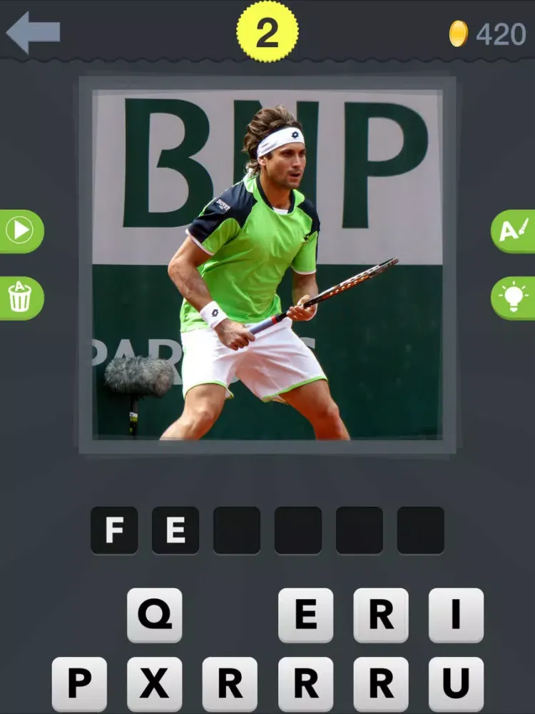 تصاویر Tennis Quiz - Guess the Famous Tennis Player! iPad 